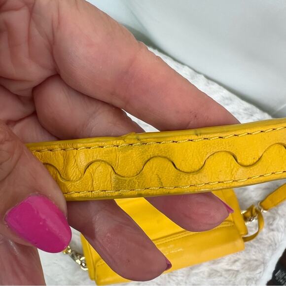 Henri Bendel Mini Crossbody Mustard Color - Picture 8 of 16